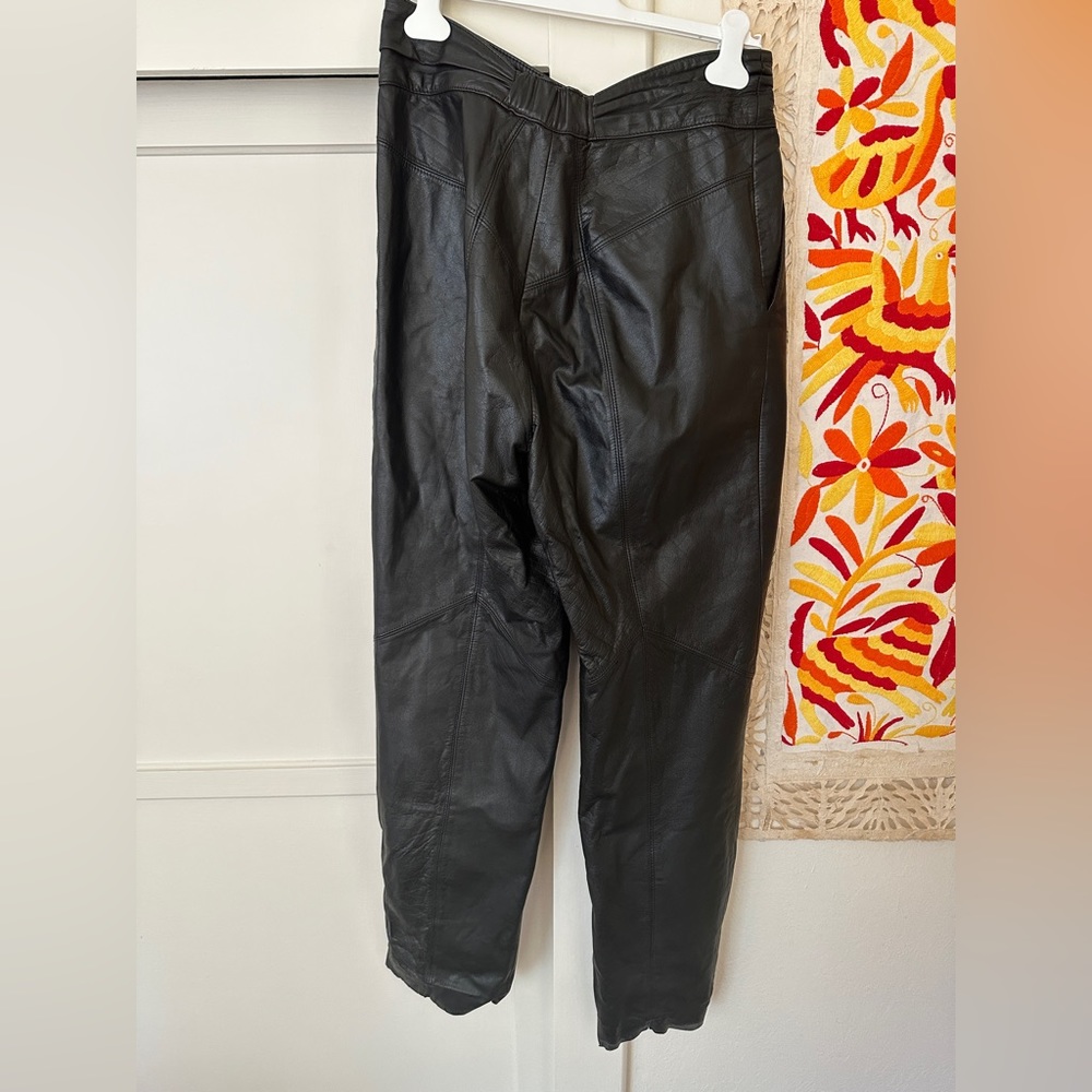 Vintage leather pants, size 11/12